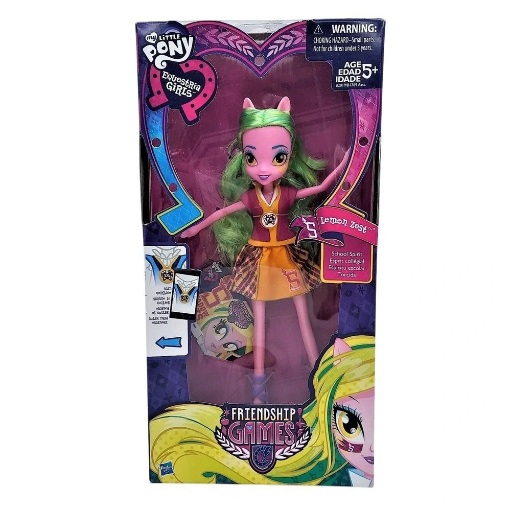 2014 My Little Pony Equestria Girls Friendship Games Lemon Zest School Spirit 9